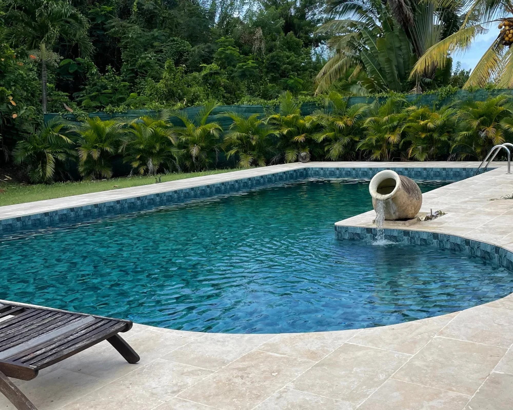 Remise en état d'une piscine