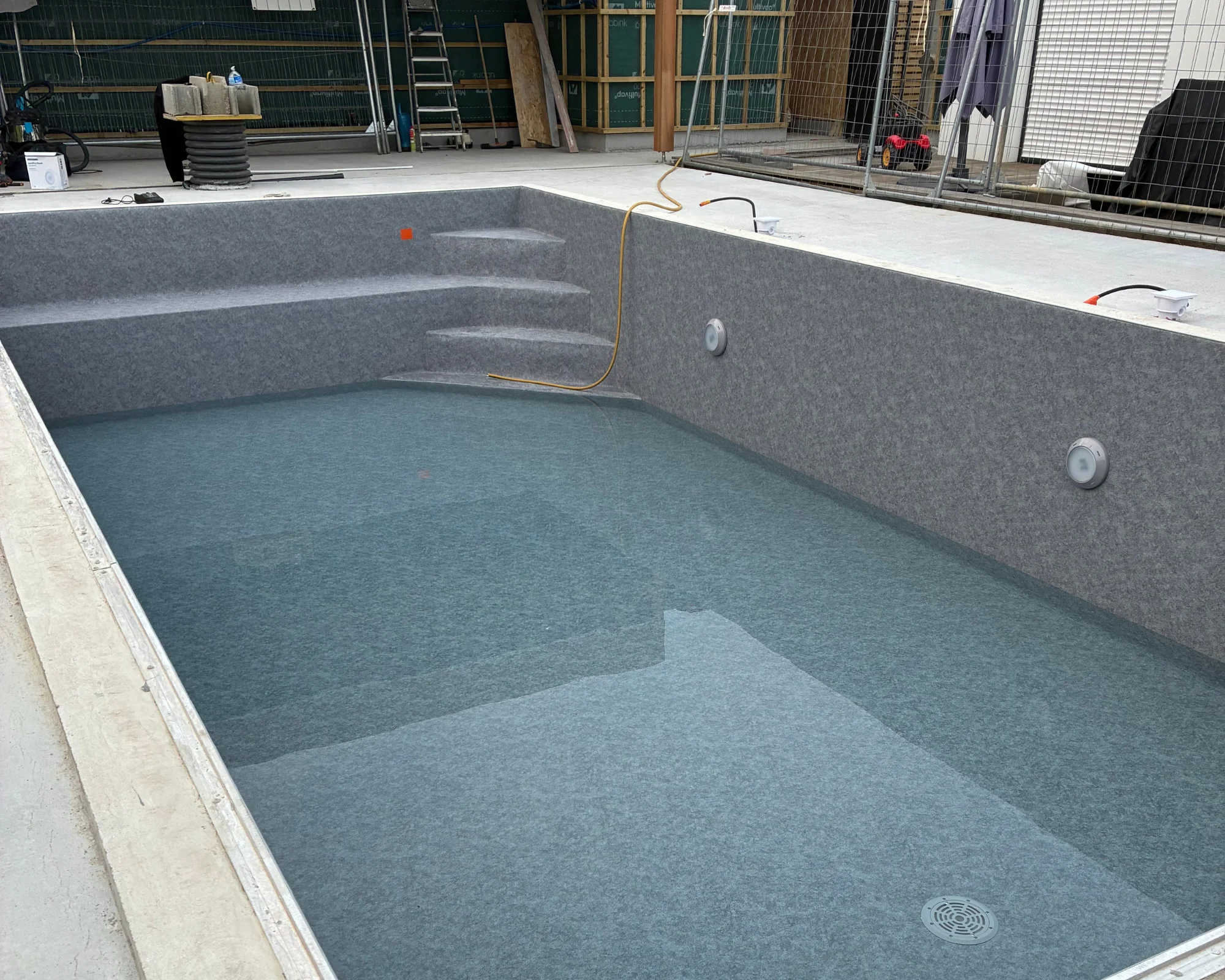 Mise en eau piscine Julien Toulliou